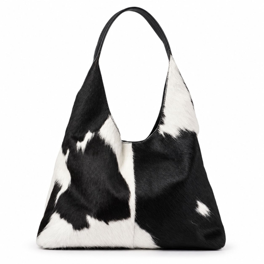 CLARA SHERPA BLACK WHITE